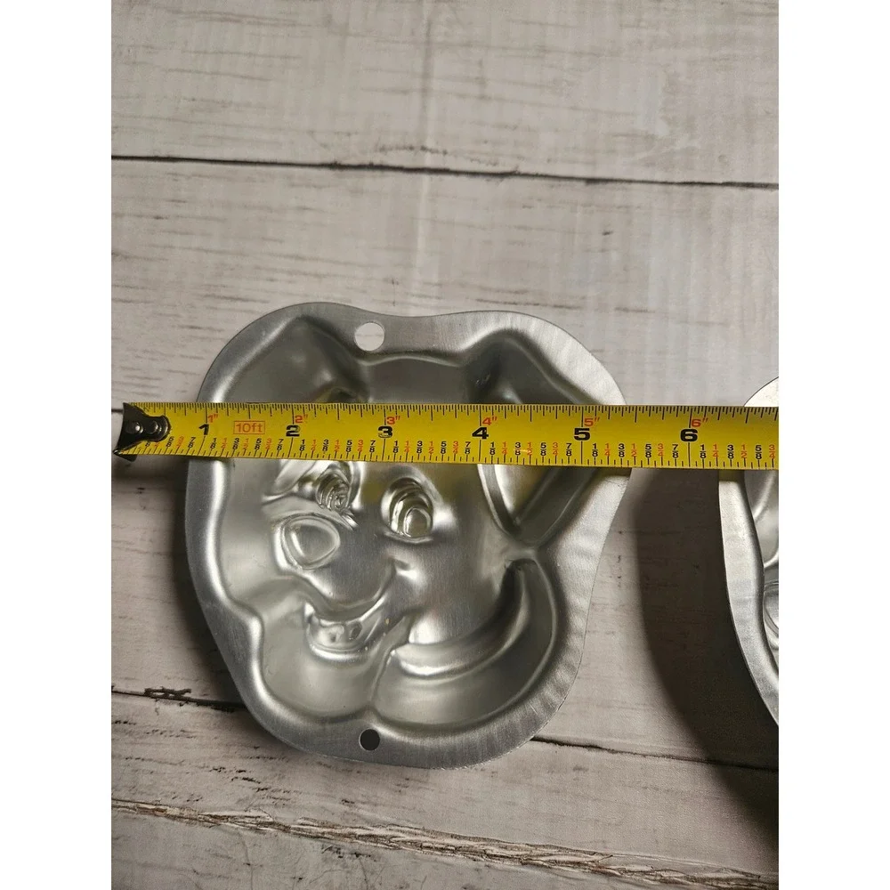 Vintage Wilton Puppy Dog Cake Pans Set of 2 Aluminum‎ Mold 1990s Birthday Party
